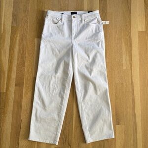 Talbots White Stovepipe Jeans Size 4 NWT